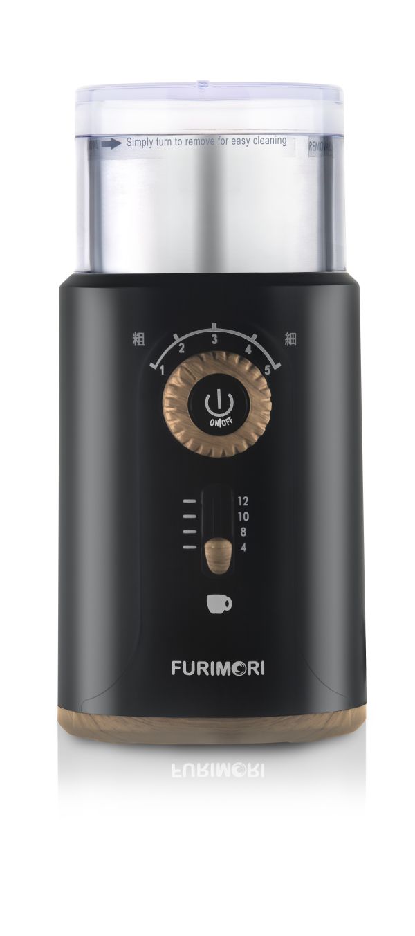 【富力森FURIMORI】電動咖啡磨豆機FU-G22W／FU-G22B 富力森磨豆機, 電動咖啡磨豆機, FU-G22W, FU-G22B, 家用磨豆機, 咖啡豆研磨機, 電動磨粉機, 咖啡器具, 白色/黑色磨豆機, 手沖咖啡必備