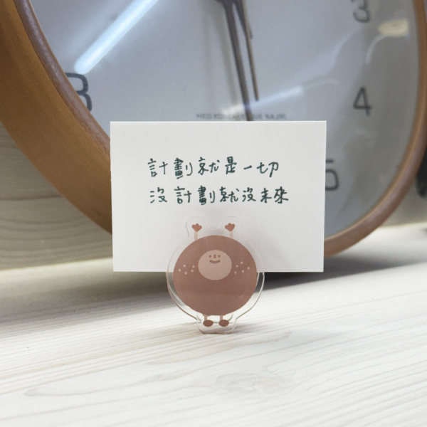 斑斑壓克力便條夾 便條夾 pp夾