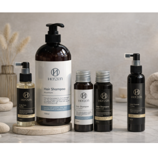 保濕洗髮精700ml+兩款60ml的控油+生髮水+八分鐘 