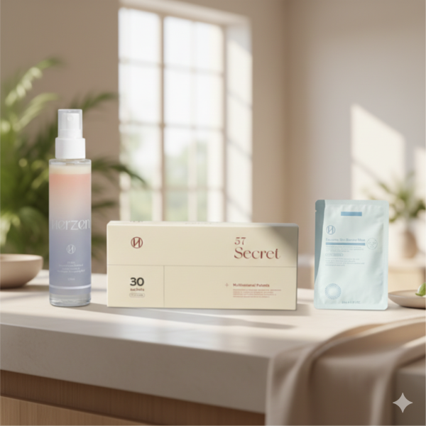 一瓶奇蹟噴霧+一盒荔枝57膠原(30入)+一片外泌體面膜 