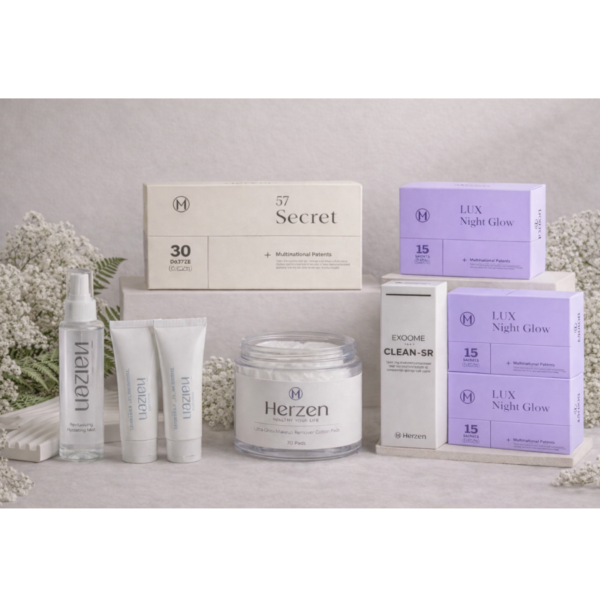 一盒57+夜光膠原3盒+兩瓶護手霜+PDRN極緻保濕噴霧+ 洗面乳+卸妝棉 
