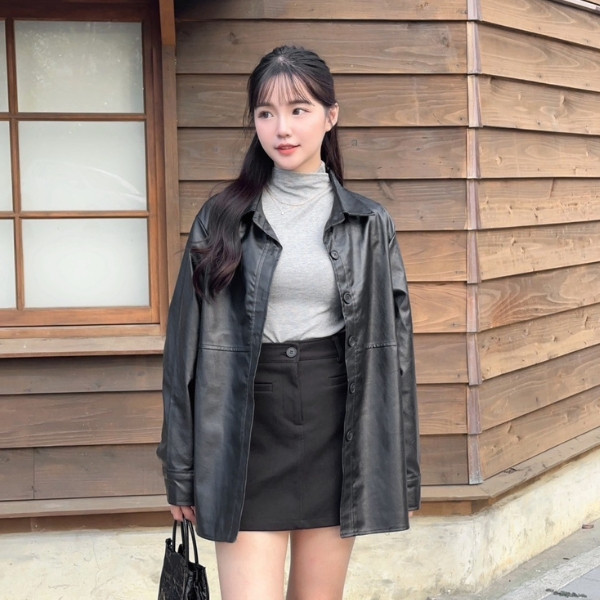 【現貨】秋冬必備 舒適面膜立領打底衣 (4colors) #G01 