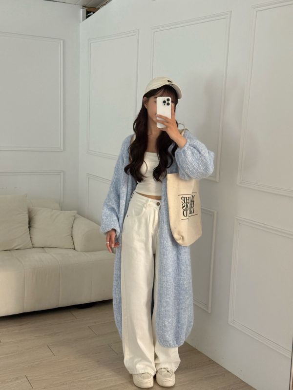 【現貨】溫柔備忘 軟綿綿長版針織毛衣外套 (3colors) #ZC04 