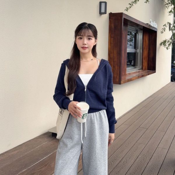 許我耀眼 許妍穿搭日常通勤首選set (1colors) #ZD01 