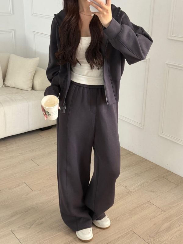 【現貨】“自訂款無重力套裝” 黑科技冬暖夏涼 零壓感休閒set (3colors) #GA15D9017-03 