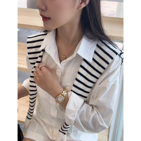 【現貨】S925簡約中性扭結項鍊 (2colors) #E17 