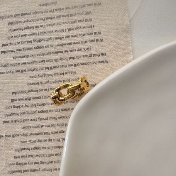 【現貨】歐美個性 鍊條戒指 (1colors) #B18-2 