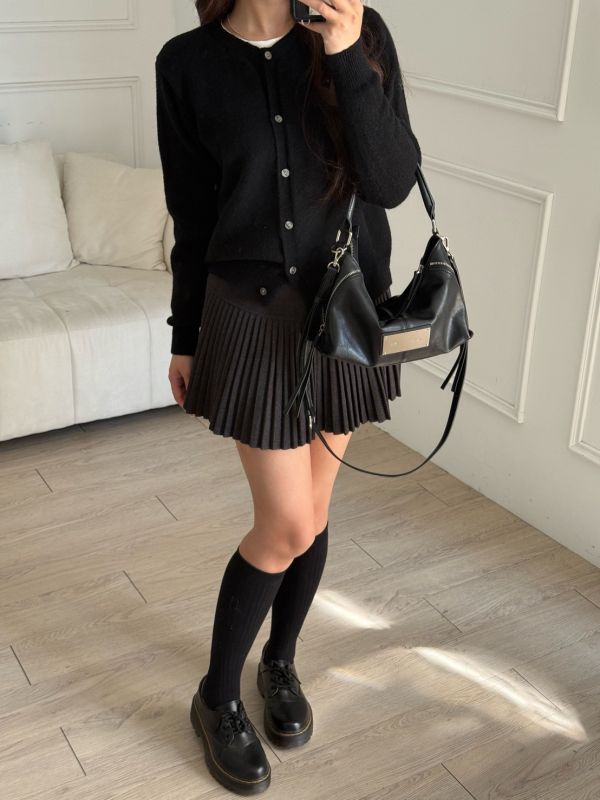 穿滿一週 六色冬日疊穿必備百搭軟糯針織外套 (6colors) #ZF02 