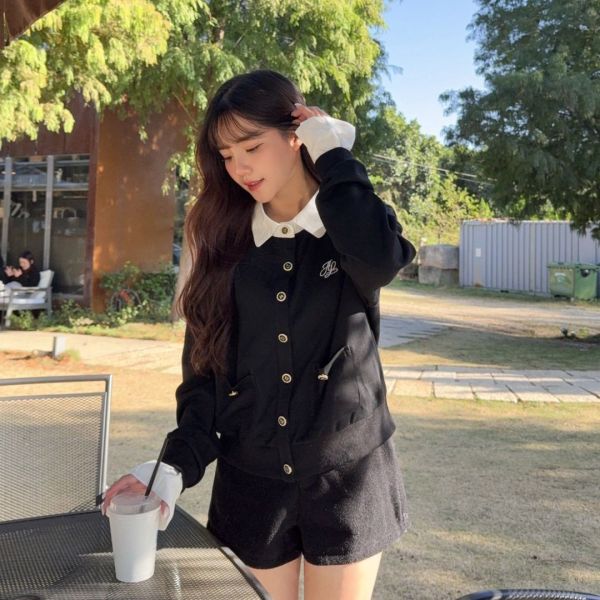 溫莎少女 甜美精緻小香假兩件上衣 (1colors) #ZE08 