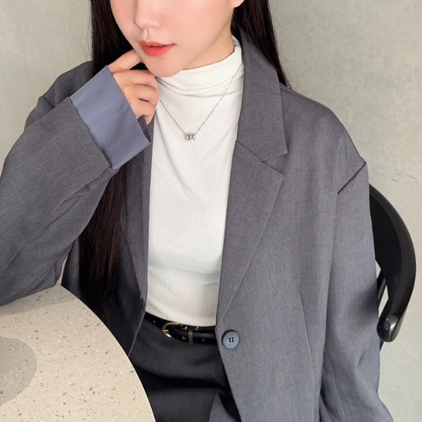 【現貨】Daily wear高級感小立領舒適Tee(4colors) #E09 