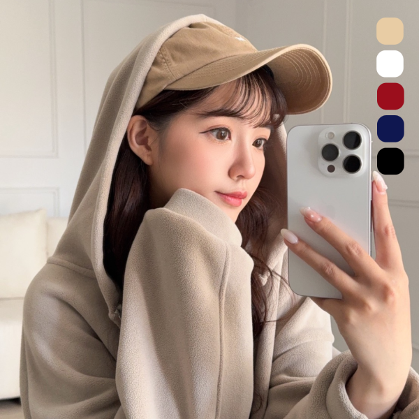 【現貨】鬆弛感標配 英文小標百搭小臉棒球帽 (5colors) #ZE01 