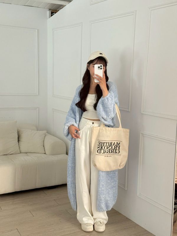 【現貨】溫柔備忘 軟綿綿長版針織毛衣外套 (3colors) #ZC04 