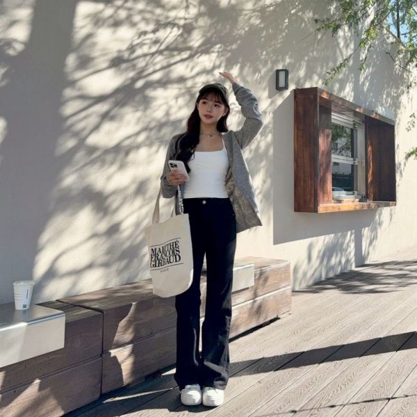 神褲研究所 任何疑難雜症都交給這件喇叭牛仔褲 (2colors) #ZD12 