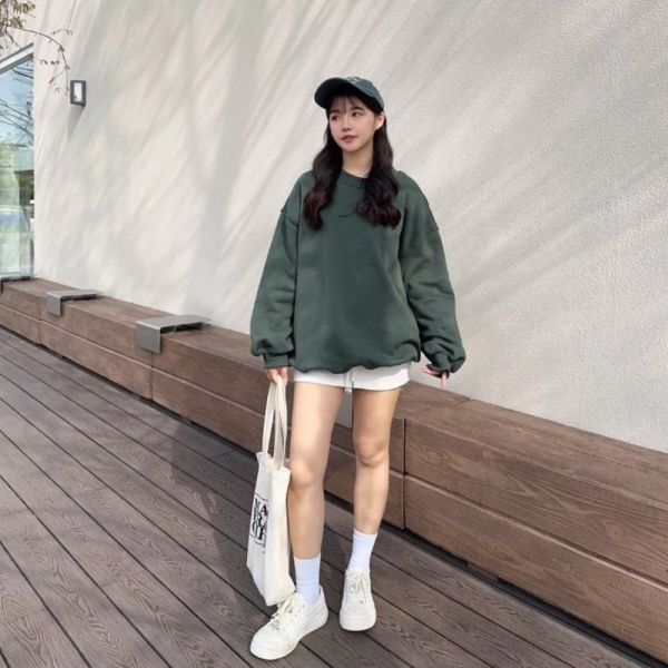 【現貨】Cleanfit look 好版型舒適刷絨大學Tee 情侶款 (colors6) #L04 