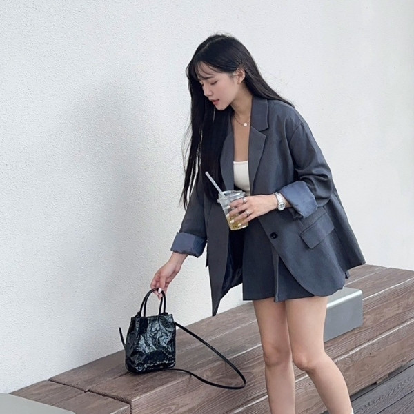 【現貨】S925通勤bi備吊牌不對稱項鍊 (2colors) #B20 