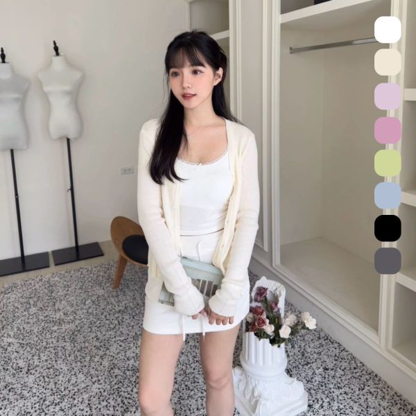 Bubble gum 霧感甜美針織小外套 (8colors) #A00015 