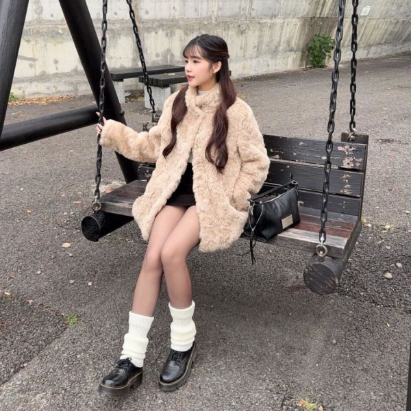 【現貨】推薦入手 高cp百搭毛呢微A字短裙 安全褲設計 (2colors) #ZG06 