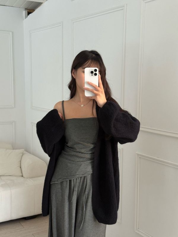 【現貨】人手一套.ᐟ.ᐟ 本期必敗設計感條紋長褲套裝set (3colors) #ZC03 