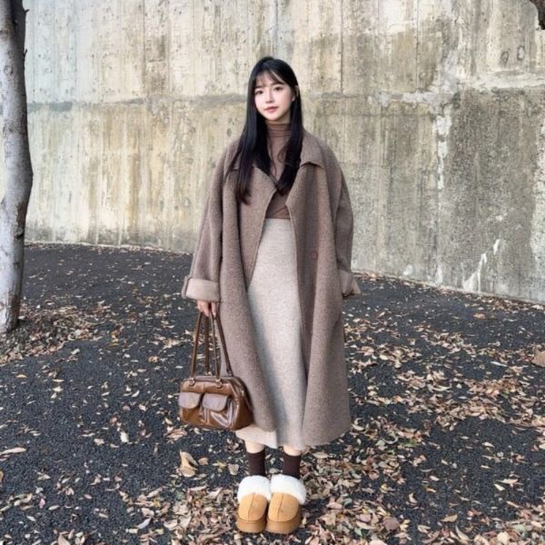 溫柔限定 萬能百搭軟糯針織長裙 (colors3) #K09 