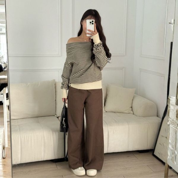 【現貨】包色處理 cp值極高!!不易皺百搭質感寬褲 (4colors) #ZB04 