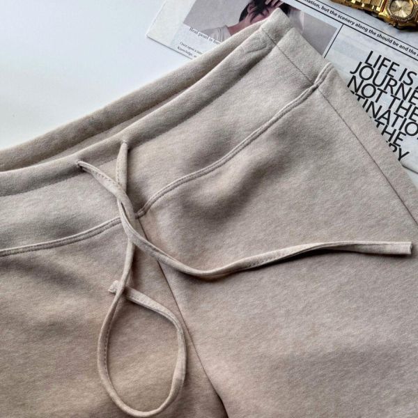 【現貨】博主的日常 顯瘦舒適百搭微絨感喇叭休閒褲 (4colors) #ZI02 