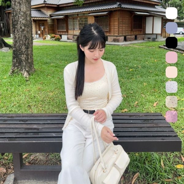 浪漫花語 蕾絲蝴蝶結Bra背心 (8colors) #A00009 