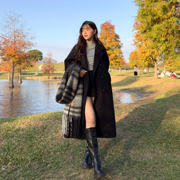 【現貨】百搭激推 爆走不累腳顯瘦厚底長靴 (2colors) #ZH03 