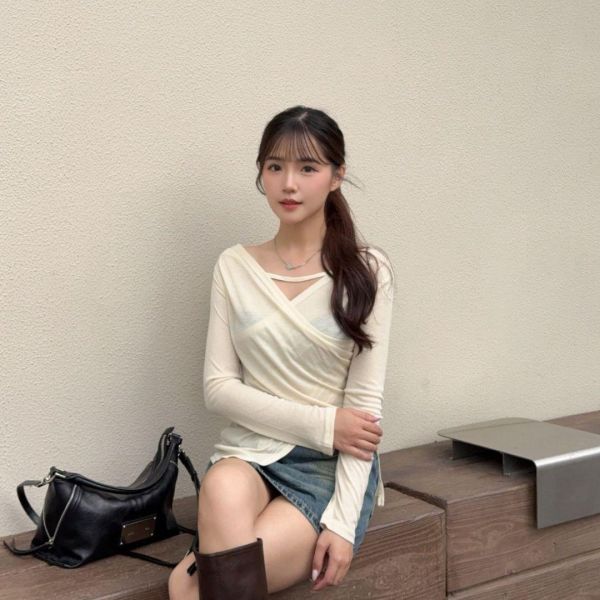 美式復古 優質面料好版型復古刷色牛仔短裙 內建安全褲 (1colors) #ZM11 