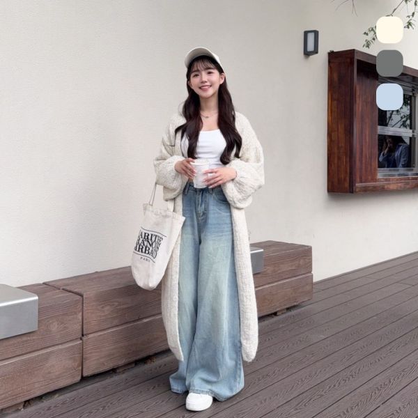 【現貨】溫柔備忘 軟綿綿長版針織毛衣外套 (3colors) #ZC04 