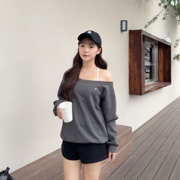 許我耀眼 許妍穿搭高級感休閒set (1colors) #ZD05 