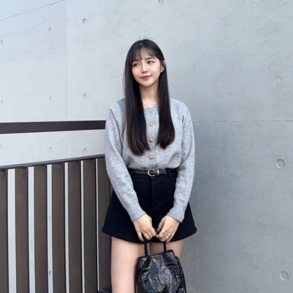 一眼心動 春日愛心排釦針織外套 (4colors) #M03 