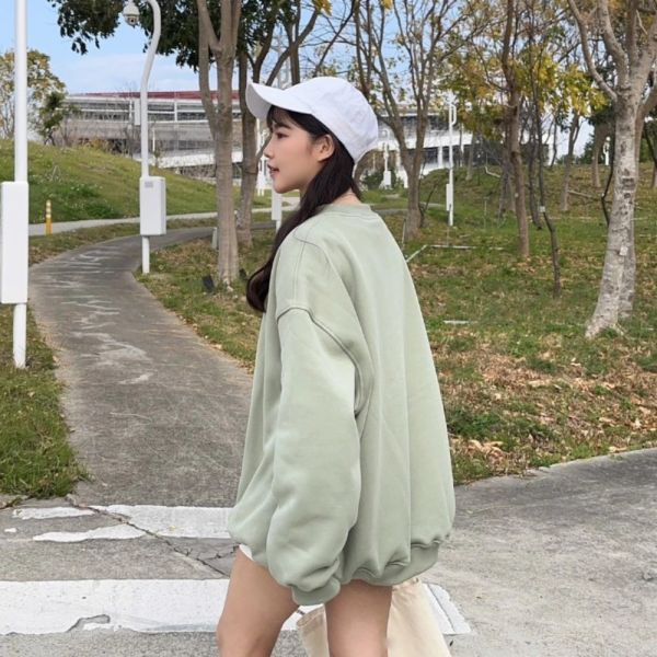 【現貨】Cleanfit look 好版型舒適刷絨大學Tee 情侶款 (colors6) #L04 