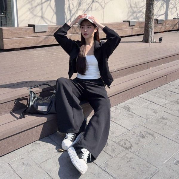 【現貨】“自訂款無重力套裝” 黑科技冬暖夏涼 零壓感休閒set (3colors) #GA15D9017-03 