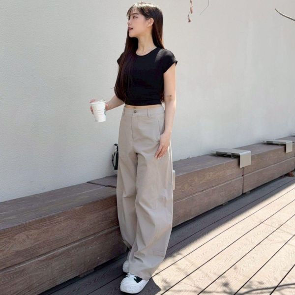 萬搭心機 好版型基礎百搭彈力短tee (4colors) #ZJ01 