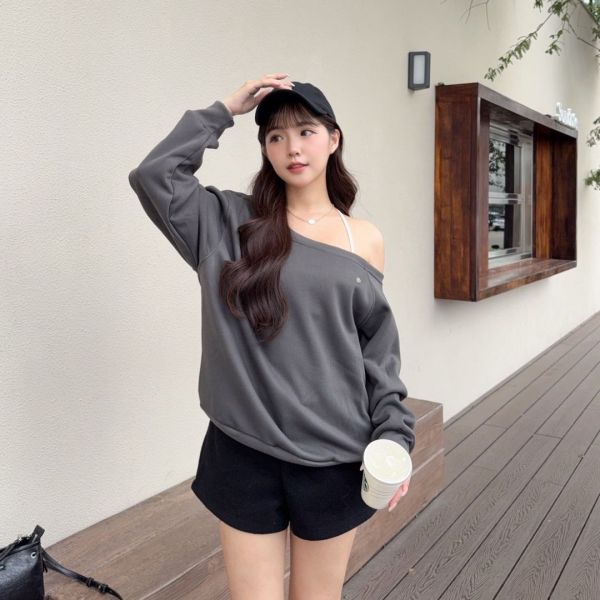 許我耀眼 許妍穿搭高級感休閒set (1colors) #ZD05 