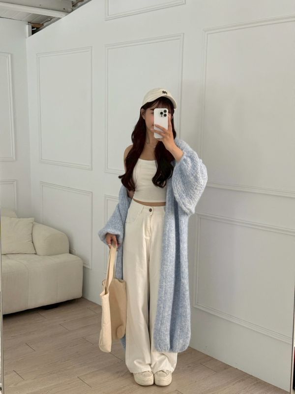 【現貨】溫柔備忘 軟綿綿長版針織毛衣外套 (3colors) #ZC04 