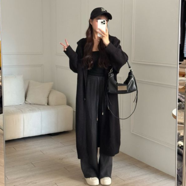 【現貨】冬日小暖爐 新色登場!! 厚磅內刷水貂絨垂墜針織長褲 (3colors) #ZE07 