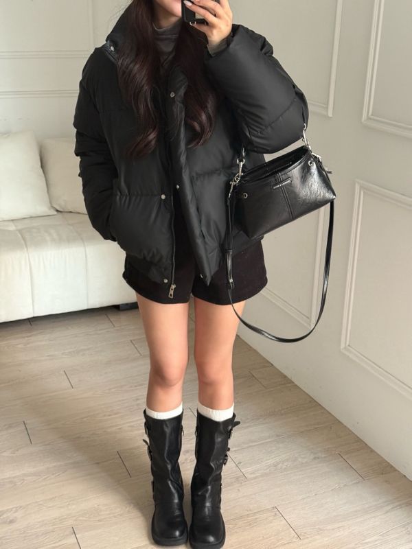 冬日奶泡絨 百搭保暖蛋白皮質麵包外套(2colors) #ZE02 