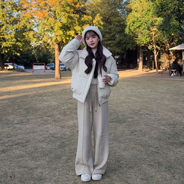 冬日奶泡絨 百搭保暖蛋白皮質麵包外套(2colors) #ZE02 