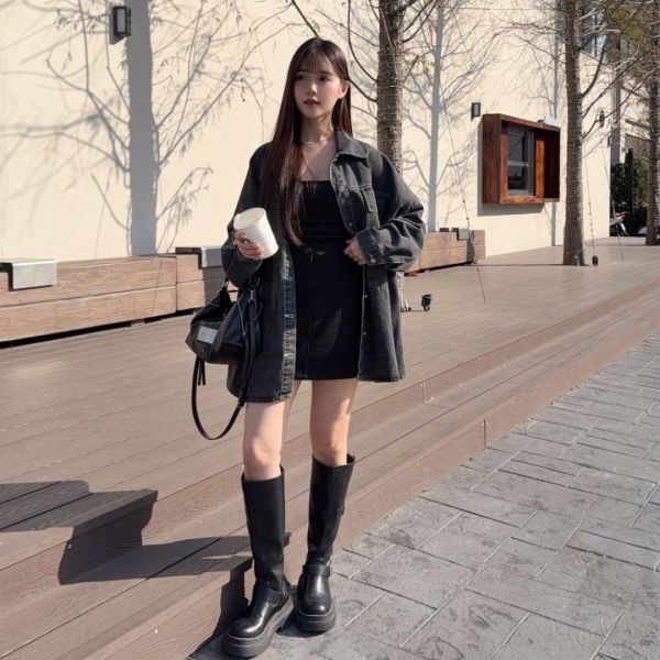 【現貨】日光舊影 春夏透氣柔軟oversize大口袋牛仔外套 (2colors) #1812 