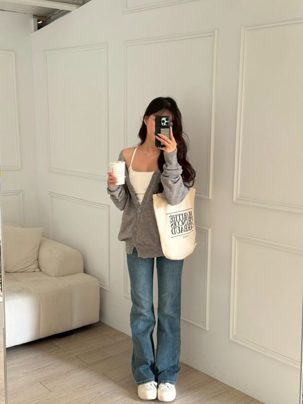 神褲研究所 任何疑難雜症都交給這件喇叭牛仔褲 (2colors) #ZD12 