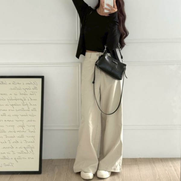 懶人bi備 好版型舒適百搭真兩件套set (2colors) #ZB03 