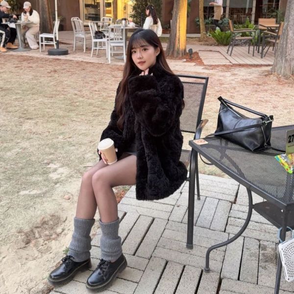 【現貨】推薦入手 高cp百搭毛呢微A字短裙 安全褲設計 (2colors) #ZG06 