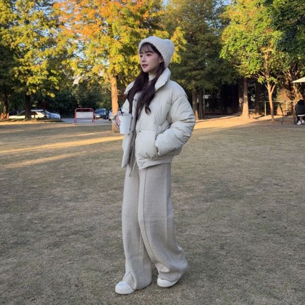 冬日奶泡絨 百搭保暖蛋白皮質麵包外套(2colors) #ZE02 