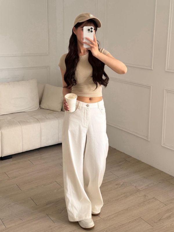 萬搭心機 好版型基礎百搭彈力短tee (4colors) #ZJ01 