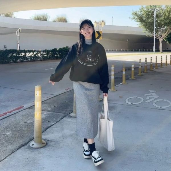 溫柔限定 萬能百搭軟糯針織長裙 (colors3) #K09 