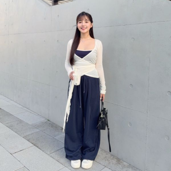 漢南日常 人手一件百搭慵懶棉寬褲 (3colors) #ZA11 