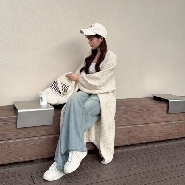 【現貨】溫柔備忘 軟綿綿長版針織毛衣外套 (3colors) #ZC04 