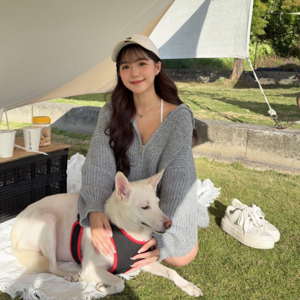 【貨在途中】強勢回歸.ᐟ.ᐟ誰能不愛這件厚磅雙口袋翻領拉鍊毛衣外套 (2colors) #H04 