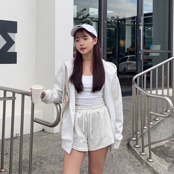 【現貨】人手一件高CP 好版型舒適抽繩棉短褲 (3colors) #T03 